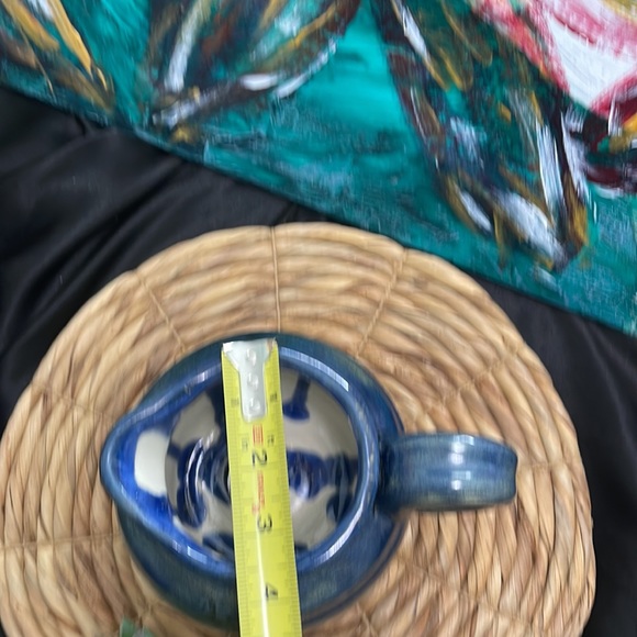 Pottery Pitcher Signed - Picture 11 of 12